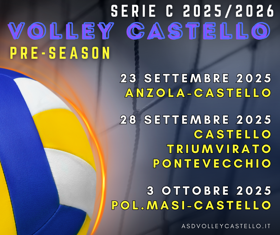 PRE SEASON VOLLEY CASTELLO 2025/2026